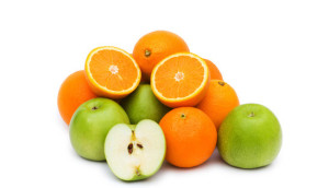 Apple and oranges. (From: citrusjuicemaker.com)