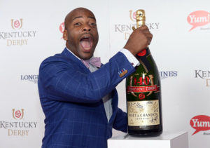 (Isadore Hall at the Kentucky Derby. Photo: Gustavo Caballero/Getty Images North America)