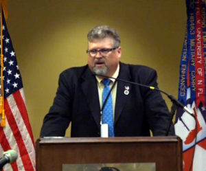 Dr. John Edeen, speaking at the 2016 Gun Rights Policy Conference.